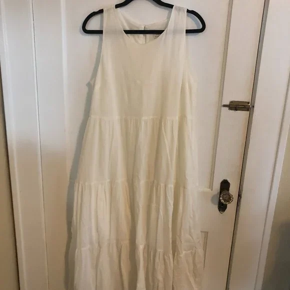 Target Dresses | Target Long White Dress | Color: White | Size: M | Njb12345678's Closet Target Dresses | Target Long White Dress | Color: White | Size: M | Njb12345678's Closet